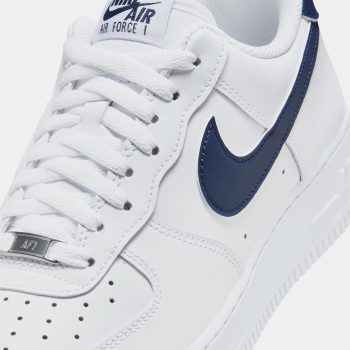 Air Force 1 07 Mens Lifestyle Shoes (White/College Navy)