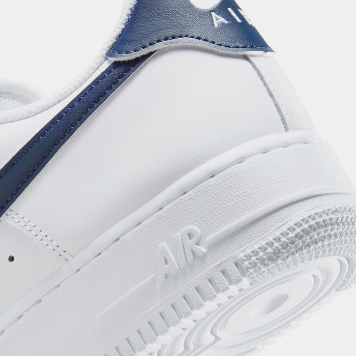 Air Force 1 07 Mens Lifestyle Shoes (White/College Navy)
