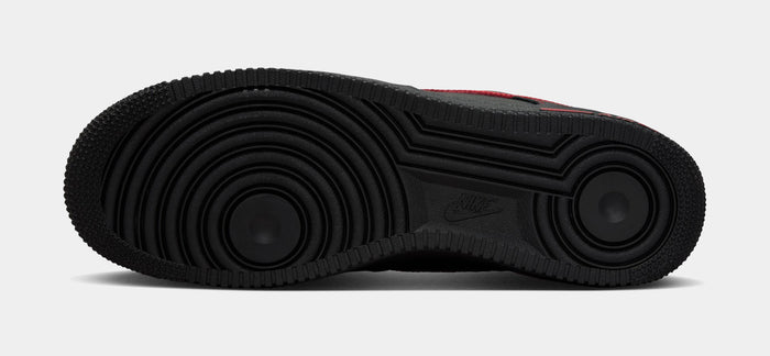 Air Force 1 Low '07 LV8 Bred Mens Lifestyle Shoes (Black/Black/University Red)