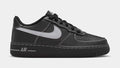 Air Force 1 LV8 Grade School Lifestyle Shoes (Black/Black/Black/Wolf Gray)