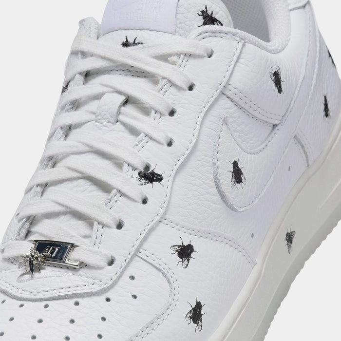 Air Force 1 Retro Summit White and Black Mens Basketball Shoes (Summit White/Black)