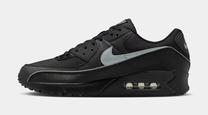 Air Max 90 Premium Mens Lifestyle Shoes (Black/Black/Anthracite/Multi Color)
