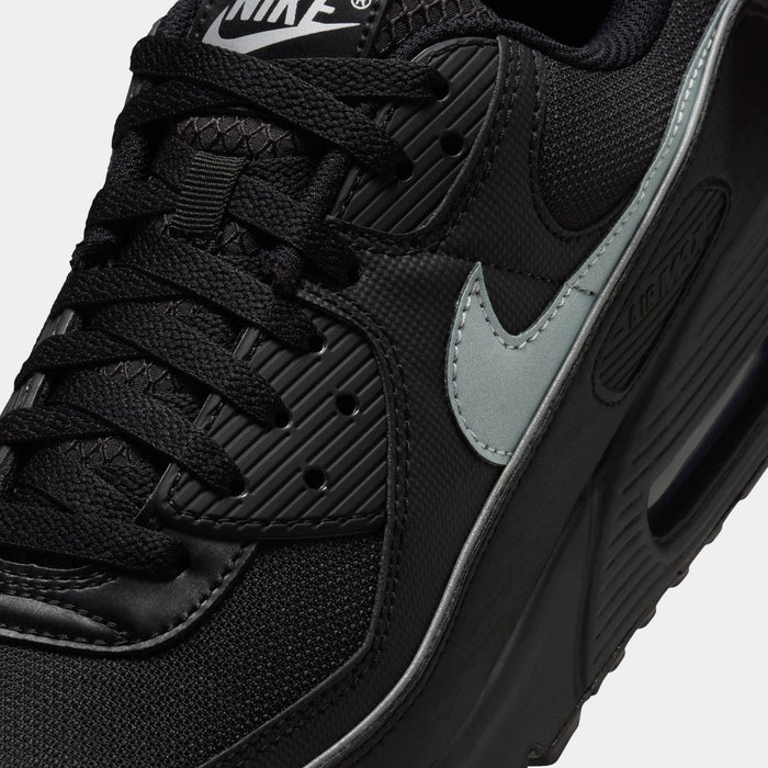 Air Max 90 Premium Mens Lifestyle Shoes (Black/Black/Anthracite/Multi Color)