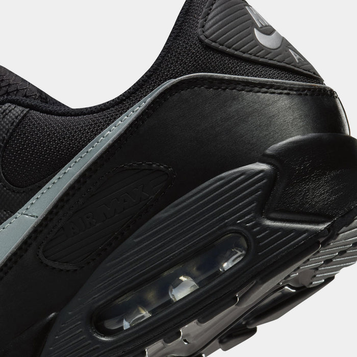 Air Max 90 Premium Mens Lifestyle Shoes (Black/Black/Anthracite/Multi Color)