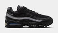 Air Max 95 Big Bubble Mens Running Shoes (Black/Black/White/Metallic Silver)