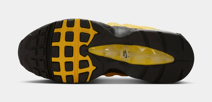 Air Max 95 OG Big Bubble Mens Running Shoes (Varsity Maize/Metasllic Silver/Black)