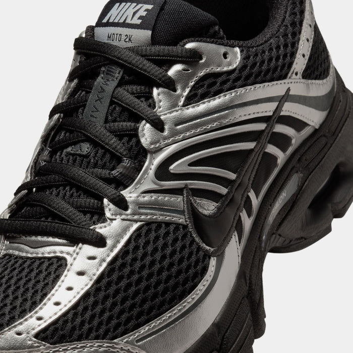 Air Max Moto Womens Running Shoes (Black/Silver)