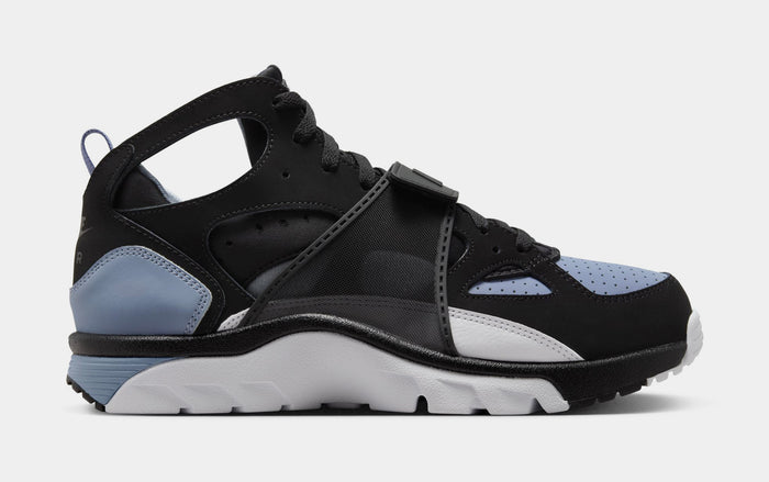 Air Trainer Huarache Mens Basketball Shoes (Black/Cool Blue/White)
