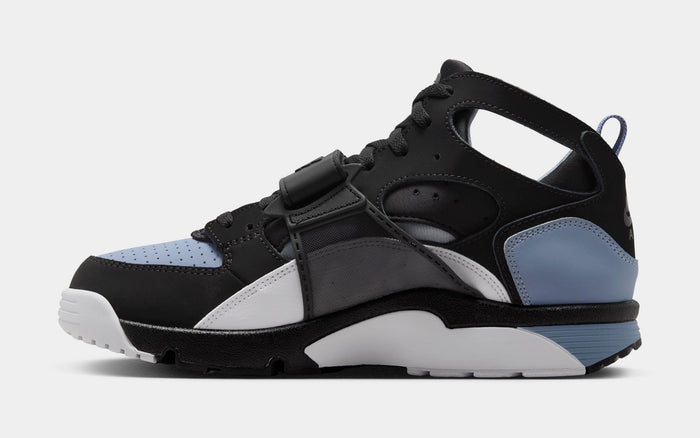 Air Trainer Huarache Mens Basketball Shoes (Black/Cool Blue/White)
