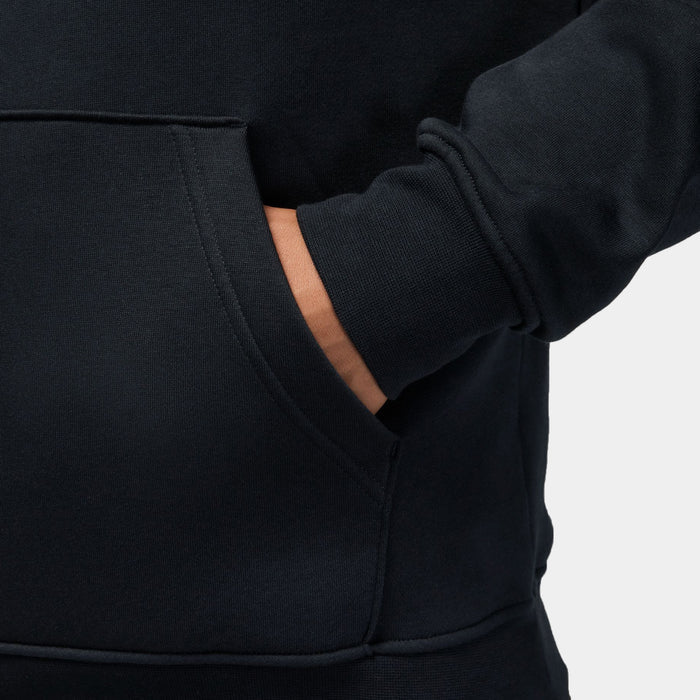 AJ4 Cave Fleece Pullover Mens Hoodie (Black)