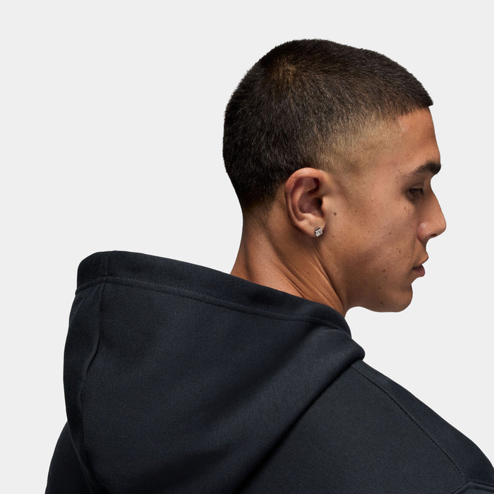 AJ4 Cave Fleece Pullover Mens Hoodie (Black)