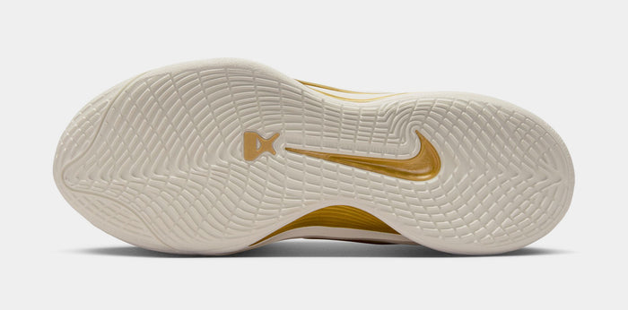A'ja Wilson A'One Champagne Champion Womens Basketball Shoes (Sail/Metallic Gold/Sail)