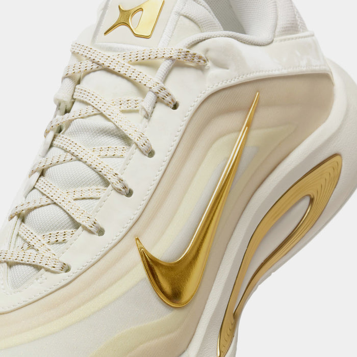 A'ja Wilson A'One Champagne Champion Womens Basketball Shoes (Sail/Metallic Gold/Sail)