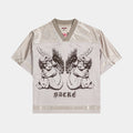 Angel Mesh Womens Jersey (Cream/Brown)