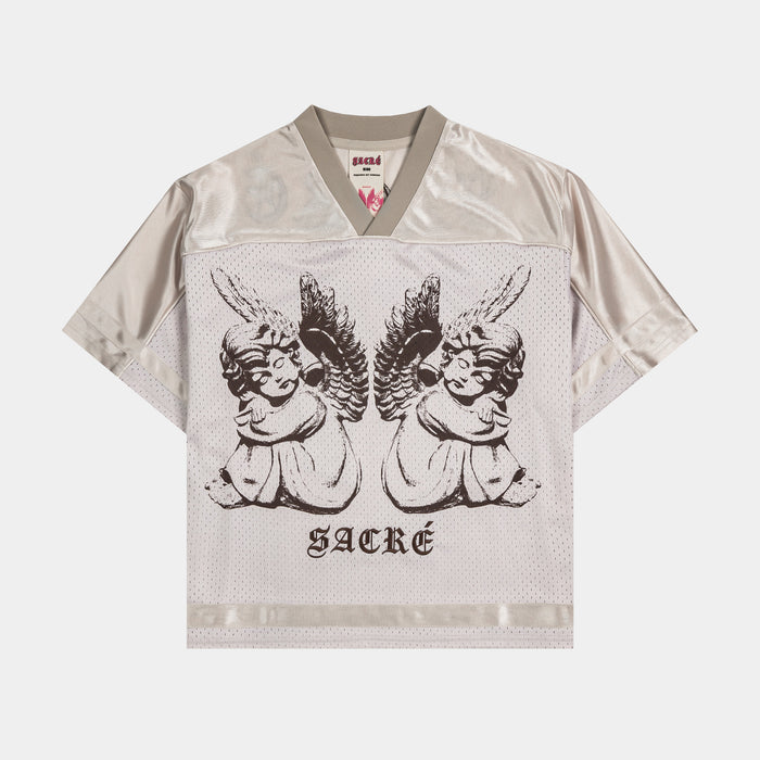 Angel Mesh Womens Jersey (Cream/Brown)