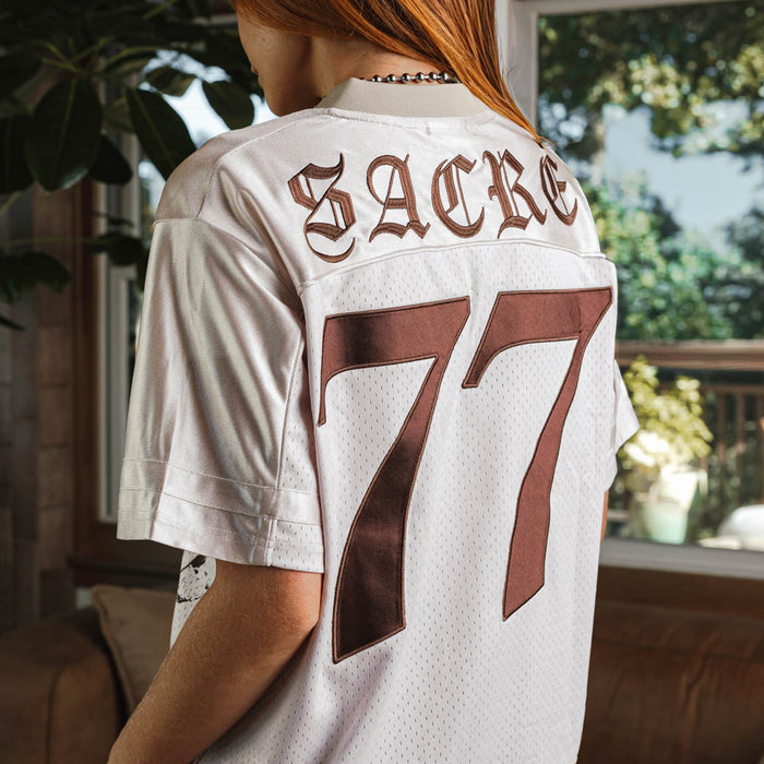 Angel Mesh Womens Jersey (Cream/Brown)