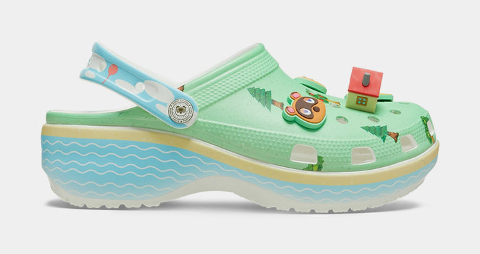 Animal Crossing Classic Clog Preschool/Grade School Sandals (Multi/Blue/Beige)