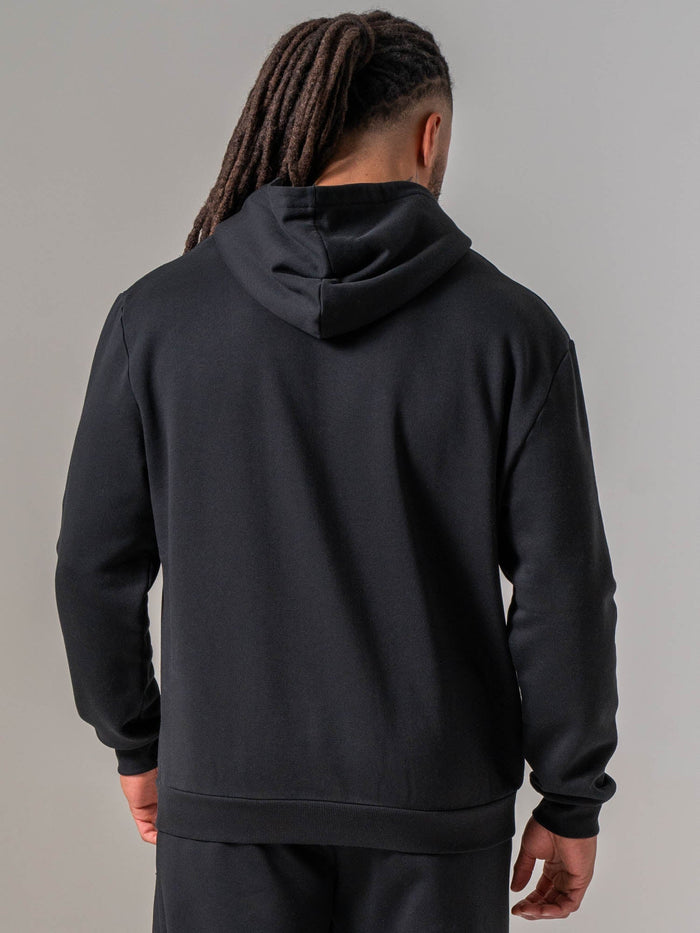 Applique Hoodie - Black Clothing Ryderwear