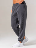 Applique Trackpant - Charcoal Clothing Ryderwear