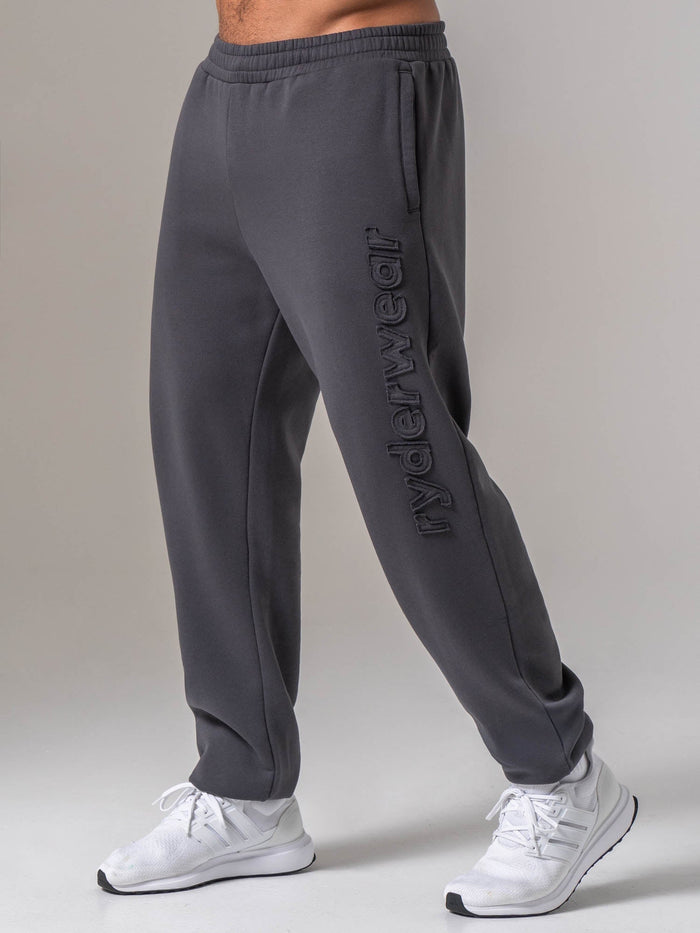 Applique Trackpant - Charcoal Clothing Ryderwear