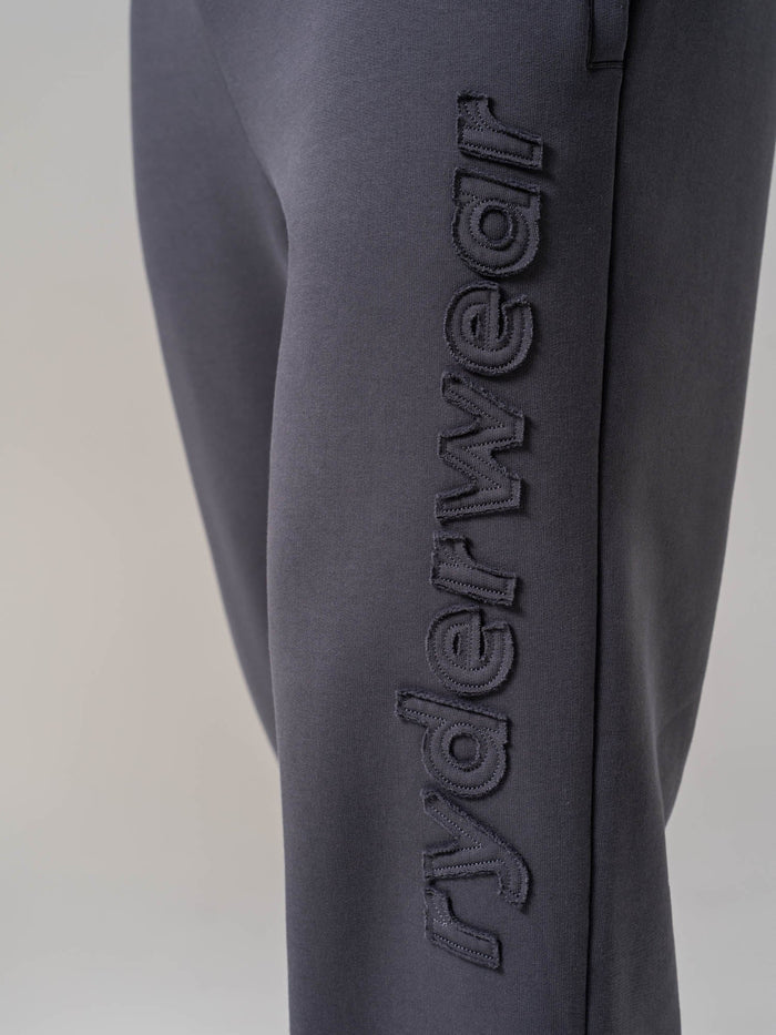 Applique Trackpant - Charcoal Clothing Ryderwear