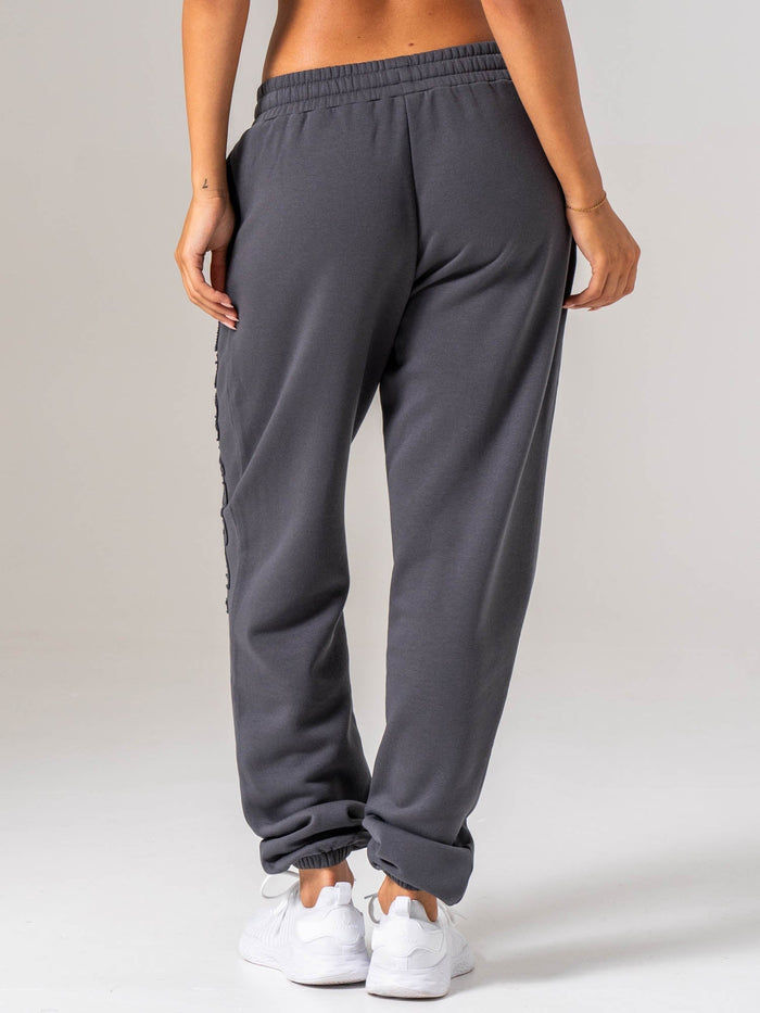 Applique Trackpant - Charcoal Clothing Ryderwear