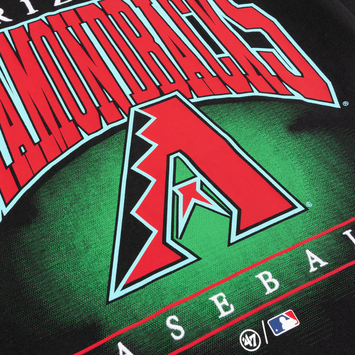 Arizona Diamondbacks Corner Mens Short Sleeve Shirt (Black/Red)