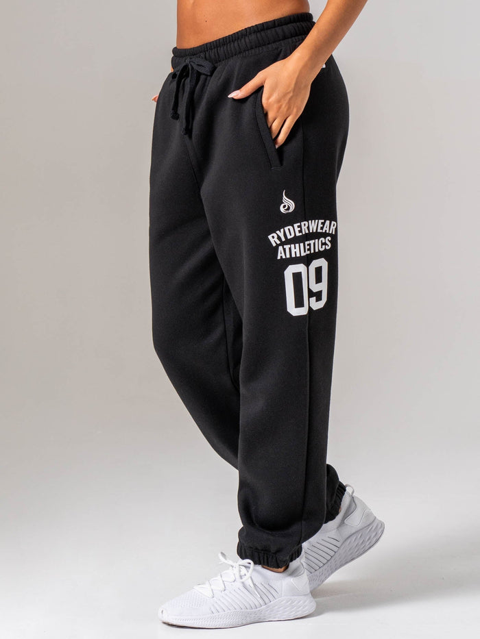 Athletic Track Pant - Black Clothing Ryderwear