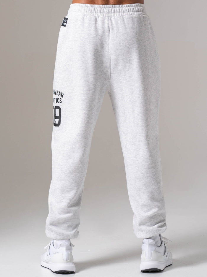 Athletic Track Pant - Snow Marl Clothing Ryderwear