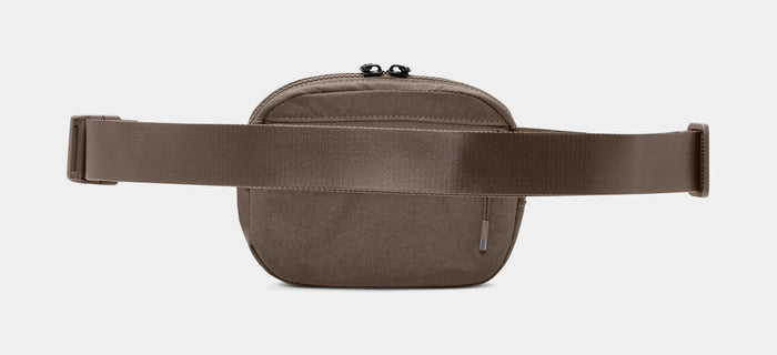 Aura Mens Crossbody Bag (Mink Brown/Mink Brown/Matte Silver)
