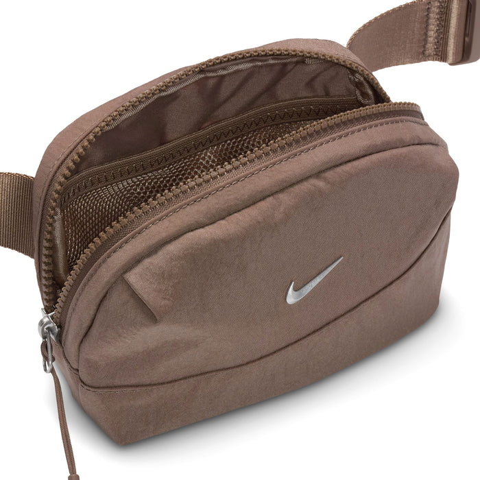 Aura Mens Crossbody Bag (Mink Brown/Mink Brown/Matte Silver)