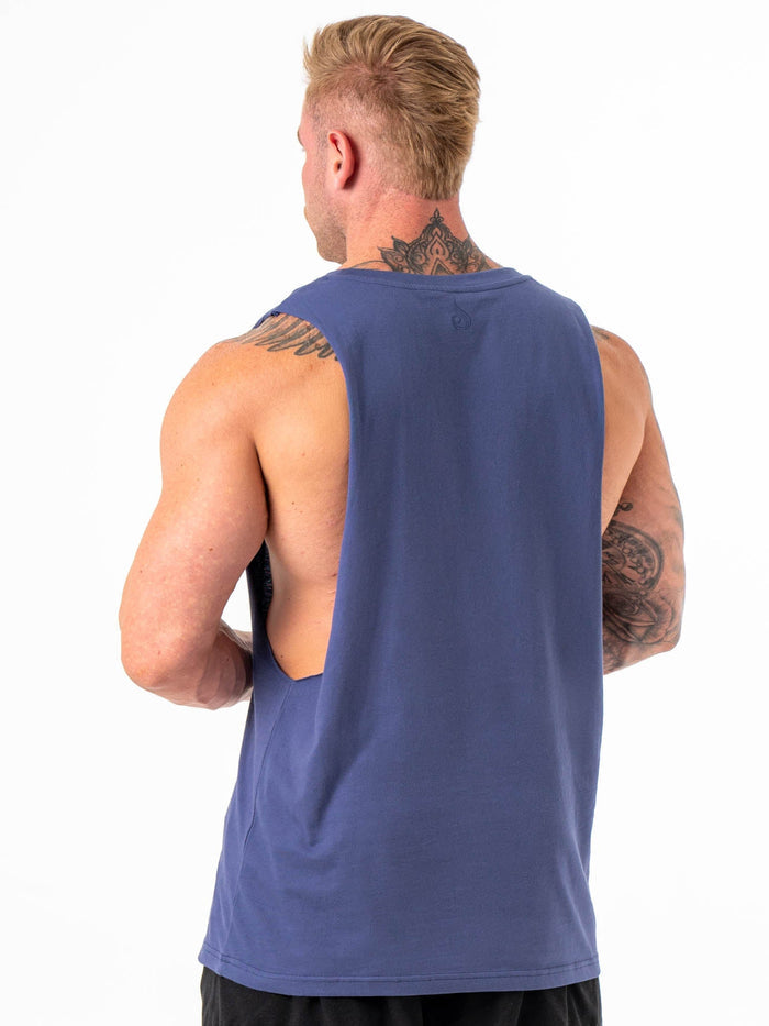 Baller Tank - Navy Clothing Ryderwear