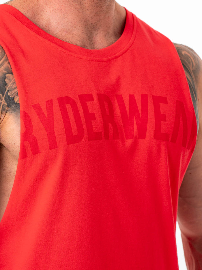 Baller Tank - Red Clothing Ryderwear