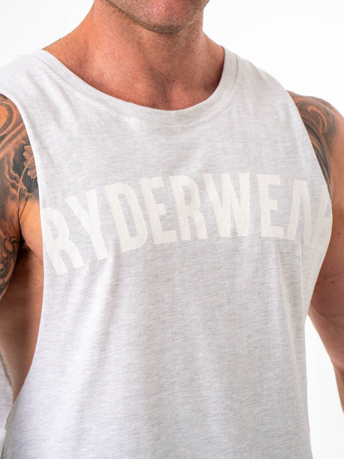 Baller Tank - Snow Marl Clothing Ryderwear