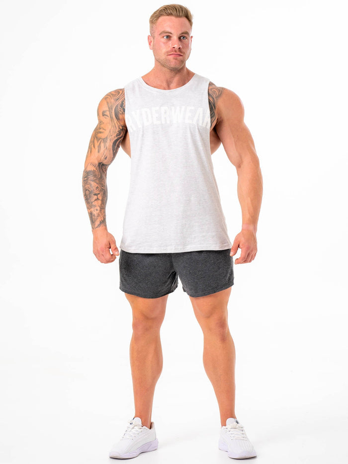 Baller Tank - Snow Marl Clothing Ryderwear