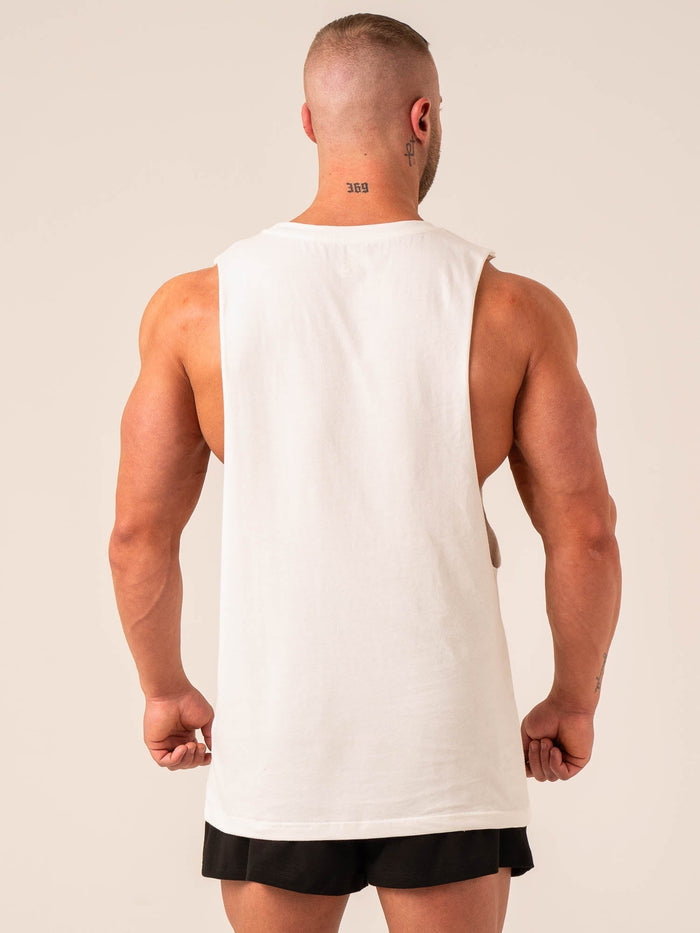 Baller Tank - White Clothing Ryderwear
