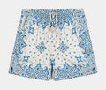 Bandana Hybrid Mens Shorts (Blue/Beige)