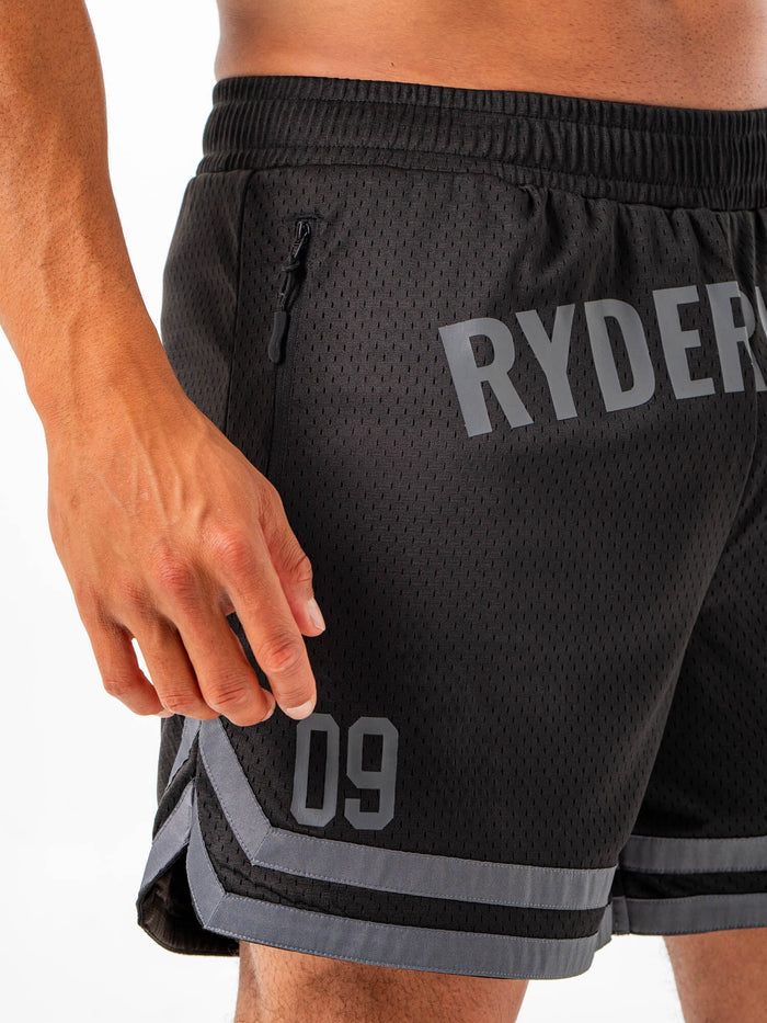 Basketball Short - Black Clothing Ryderwear