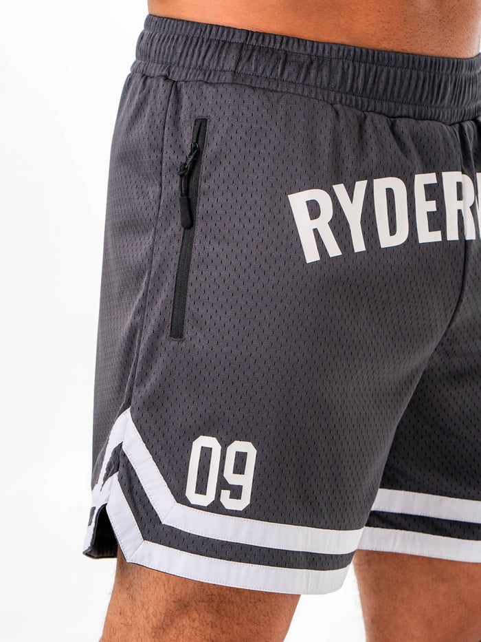 Basketball Short - Charcoal Clothing Ryderwear
