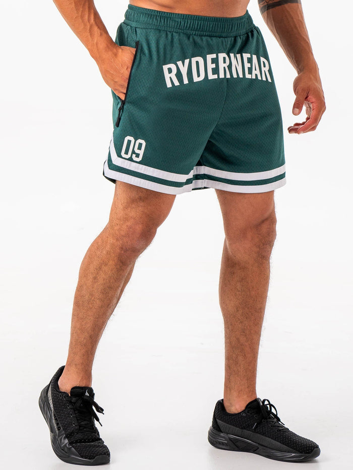 Basketball Short - Petrol Clothing Ryderwear