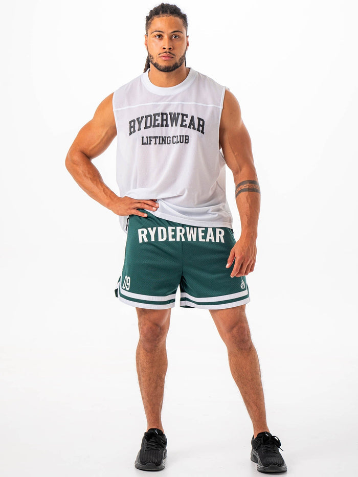 Basketball Short - Petrol Clothing Ryderwear
