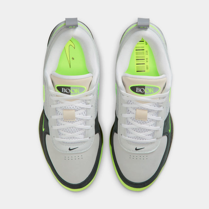 Book 1 AM Neon Mens Lifestyle Shoes (Light Smoke Grey/Volt/Black)