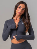 Boost Seamless Jacket - Graphite Clothing Ryderwear