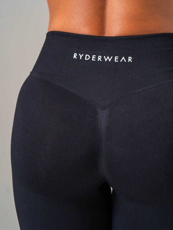 Boost Seamless Leggings - Black Clothing Ryderwear