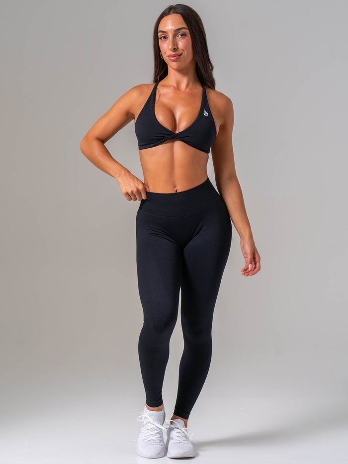 Boost Seamless Leggings - Black Clothing Ryderwear