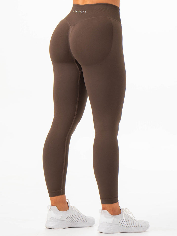 Boost Seamless Leggings - Espresso Clothing Ryderwear