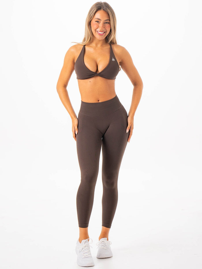 Boost Seamless Leggings - Espresso Clothing Ryderwear