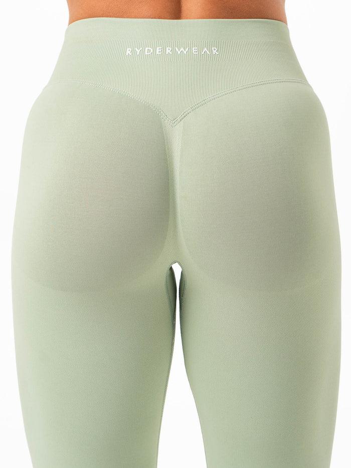 Boost Seamless Leggings - Pistachio Clothing Ryderwear