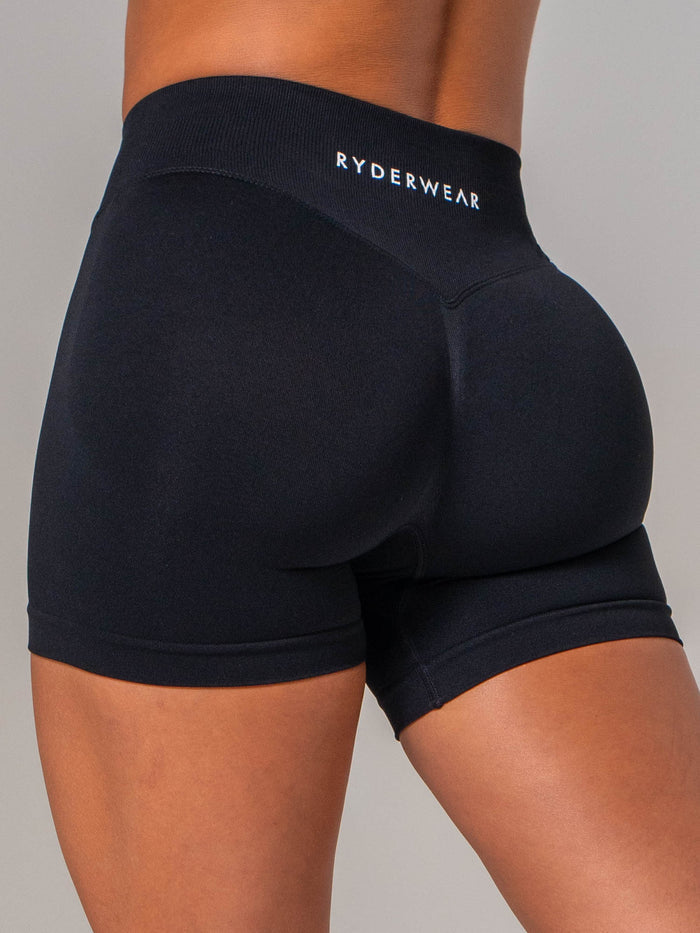Boost Seamless Shorts - Black Clothing Ryderwear