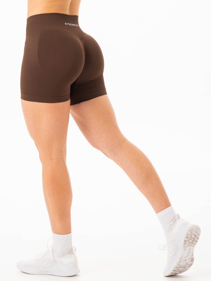 Boost Seamless Shorts - Chocolate Clothing Ryderwear